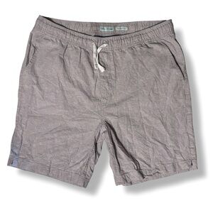 TENTH + OCEAN Tan Washable Linen Blend Shorts 8” Inseam